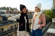 Mitaines en Laine et Cachemire Blanc
