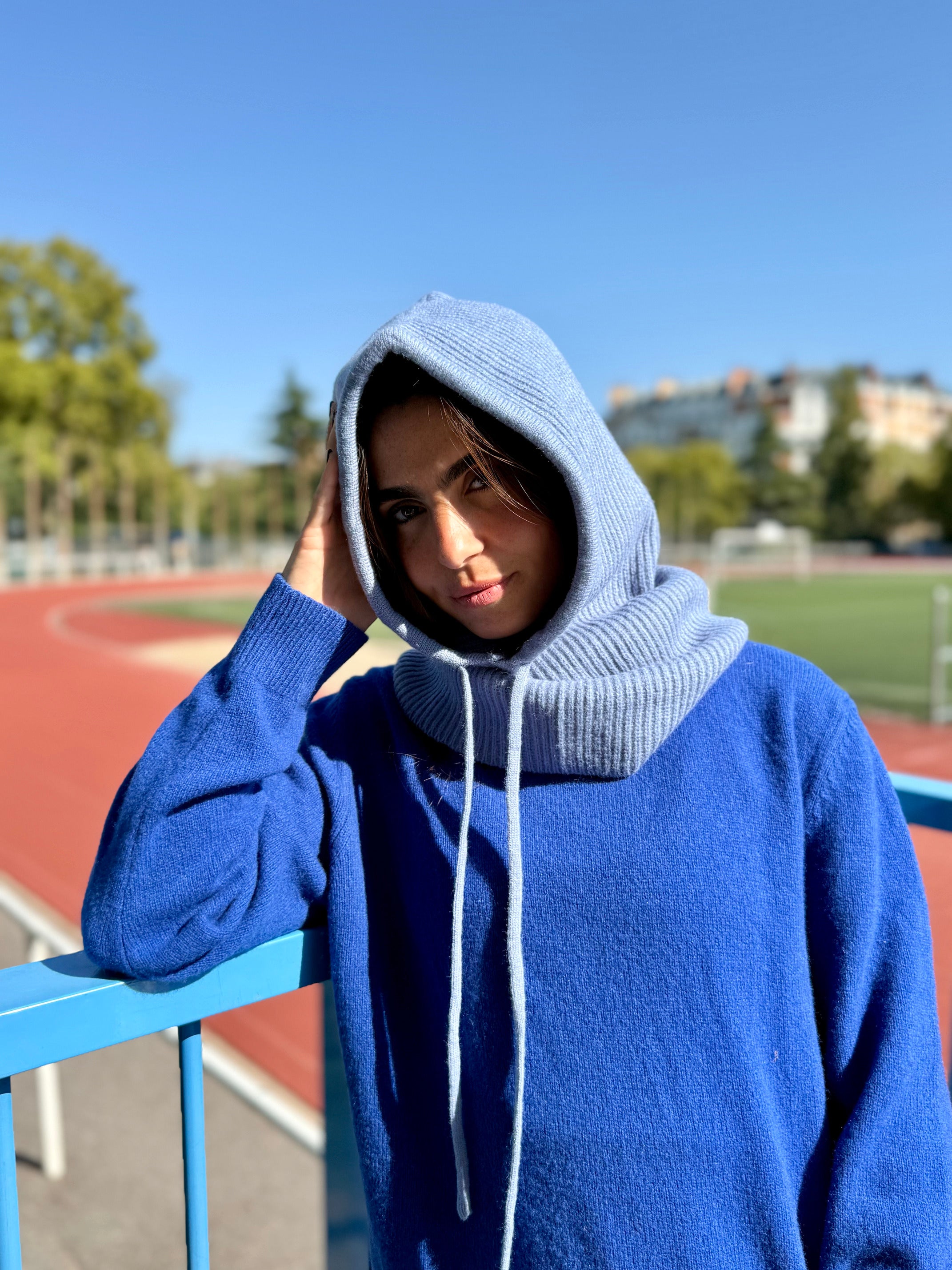 Cagoule Mixte en Laine et Acrylique