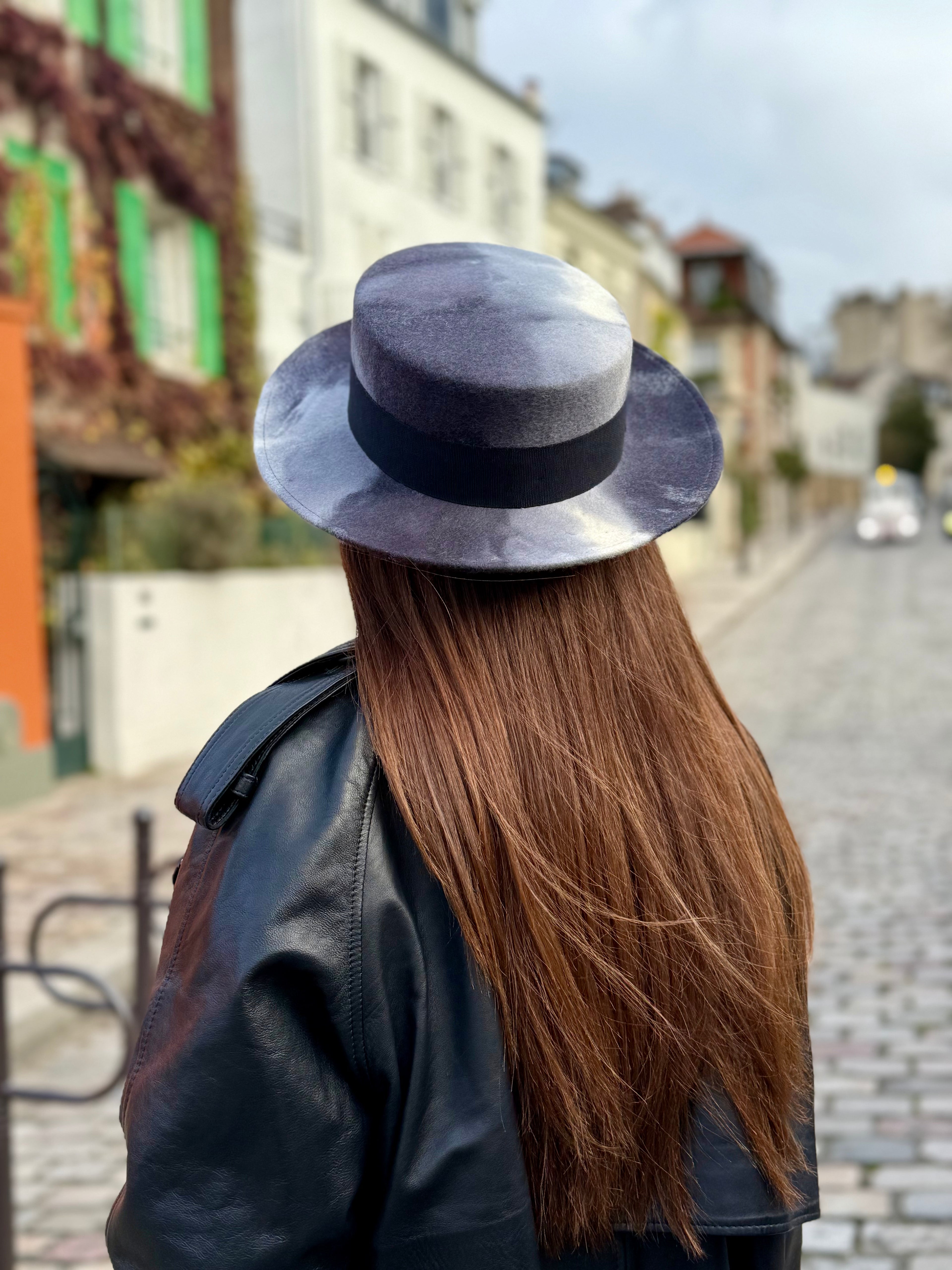 Canotier Coco en Laine petit Bord 6 cm Tie & die