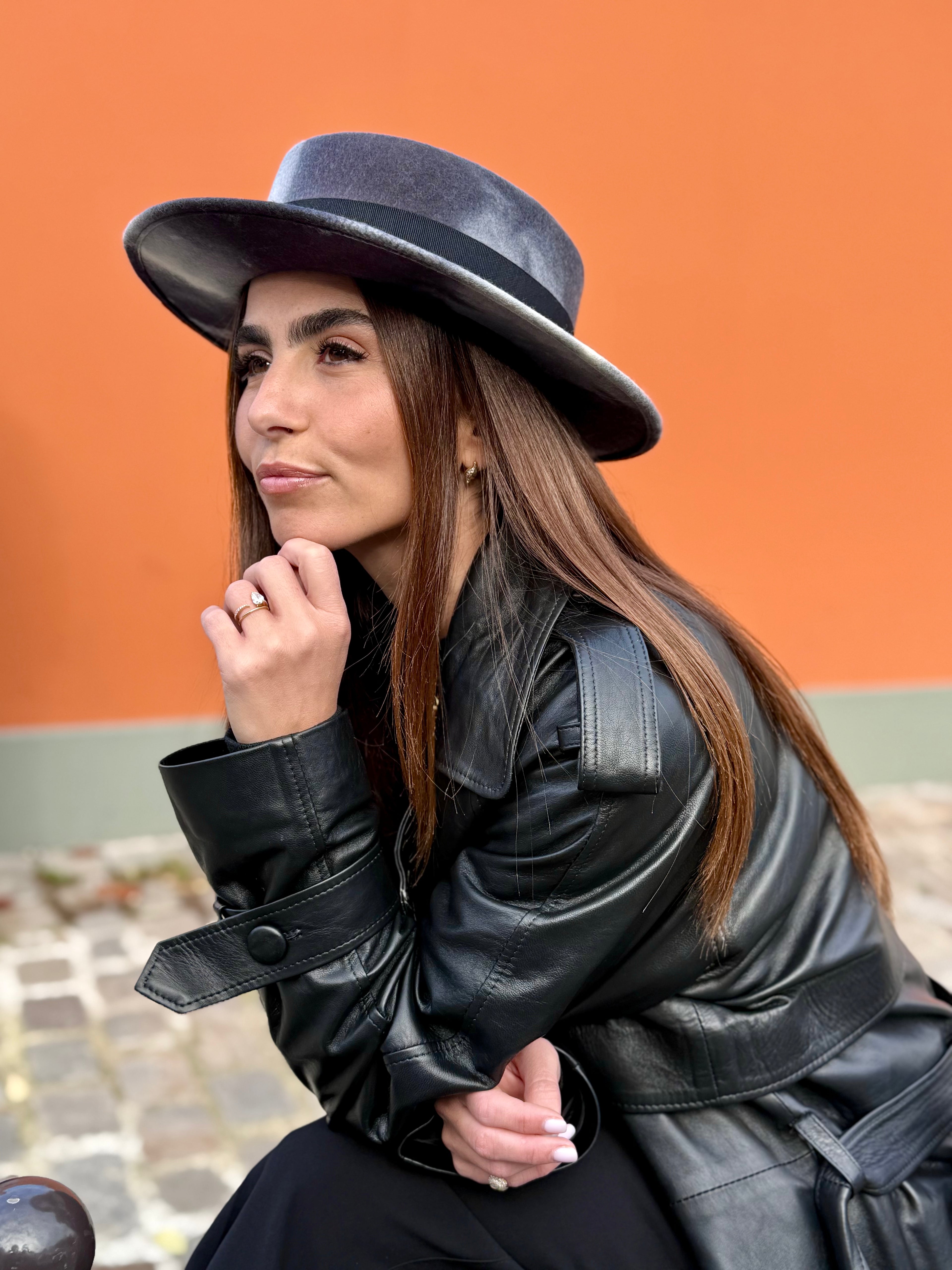 Canotier Coco en Laine petit Bord 6 cm Tie & die