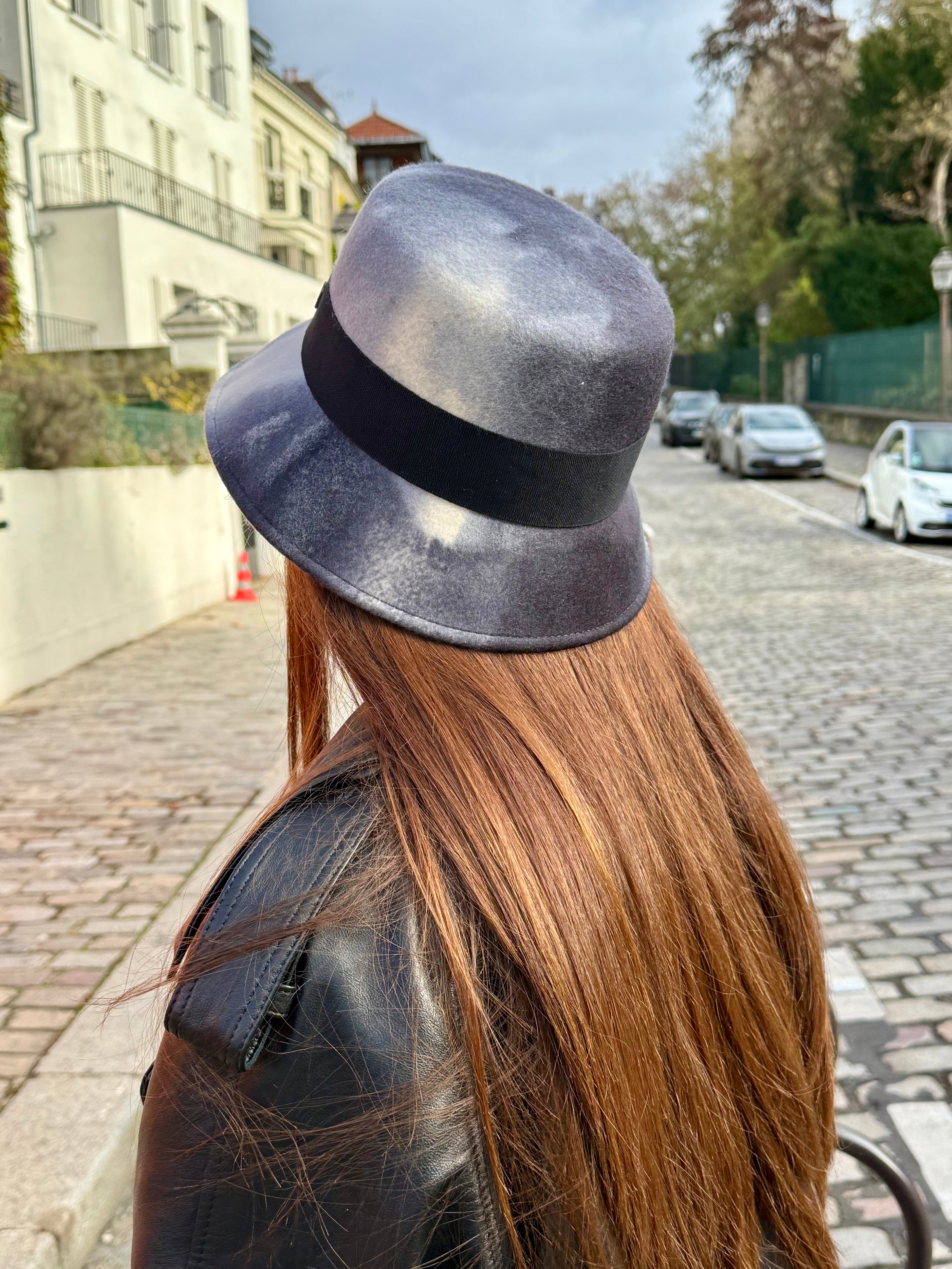 Mary Bob court 5 cm en Laine Tie & die