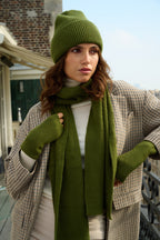 Bonnet en Laine et Cachemire kaki