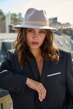 John Borsalino Bord 6.5 cm Taupe