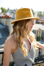 John Borsalino Bord 6.5 cm Jaune