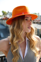 John Borsalino Bord 6.5 cm Orange