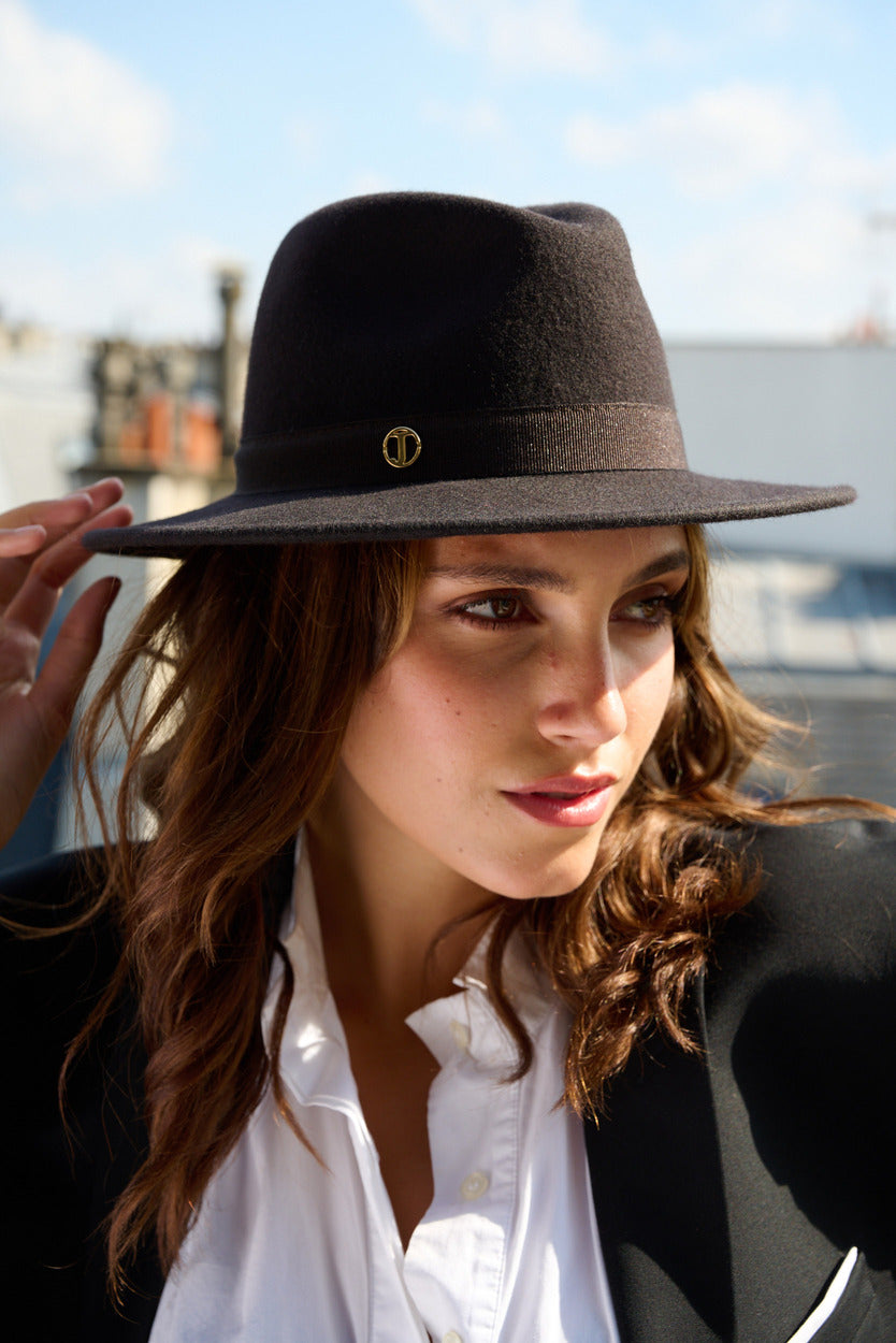 John Borsalino Bord 6.5 cm Marron