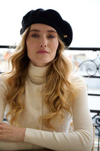Béret Parisien Emily en Laine Noir