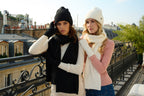 Bonnet en Laine et Cachemire Noir
