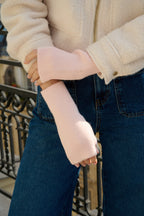 Mitaines en Laine et Cachemire Rose