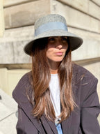 Audrey Bob Long 8 cm en Laine Gris chiné claire - Joe & Mey