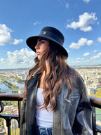 Audrey Bob Long 8 cm en Laine Noir - Joe & Mey