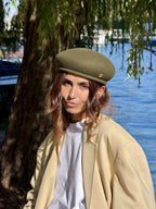 Béret toque Gina en laine – Kaki – vue 3