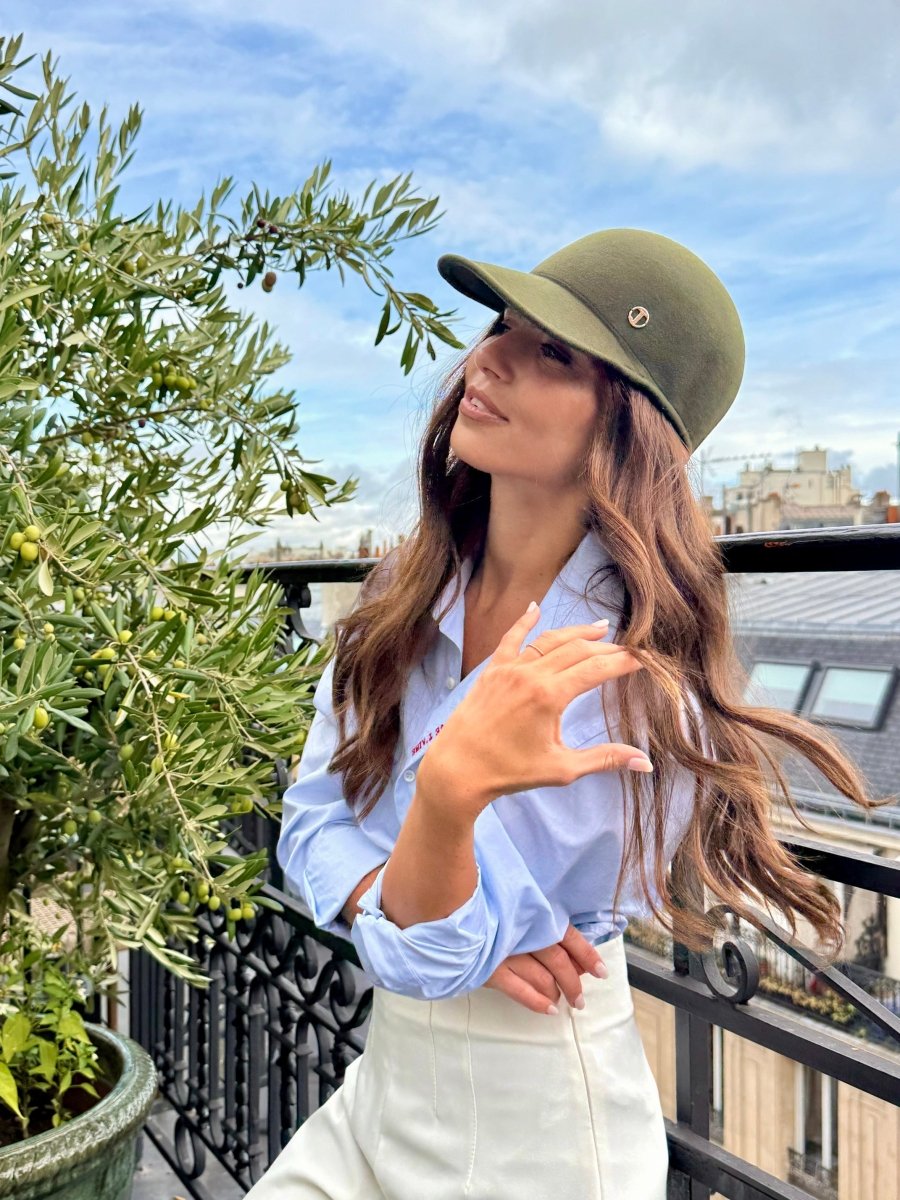 Billy Casquette en feutrine Kaki - Joe & Mey