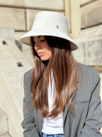 Bob Audrey en laine – Blanc – vue 2