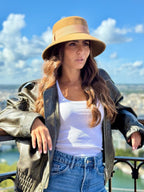 Bob Audrey en laine – Camel – vue 2