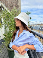 Bob Mary en laine – Blanc – vue 1