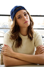 Bonnet Court à Revers en Velours - Joe & Mey