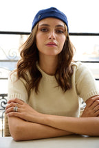 Bonnet Court à Revers en Velours - Joe & Mey