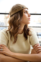 Bonnet Court à Revers en Velours - Joe & Mey