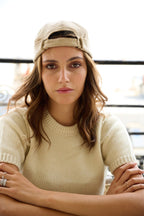 Bonnet Court à Revers en Velours - Joe & Mey