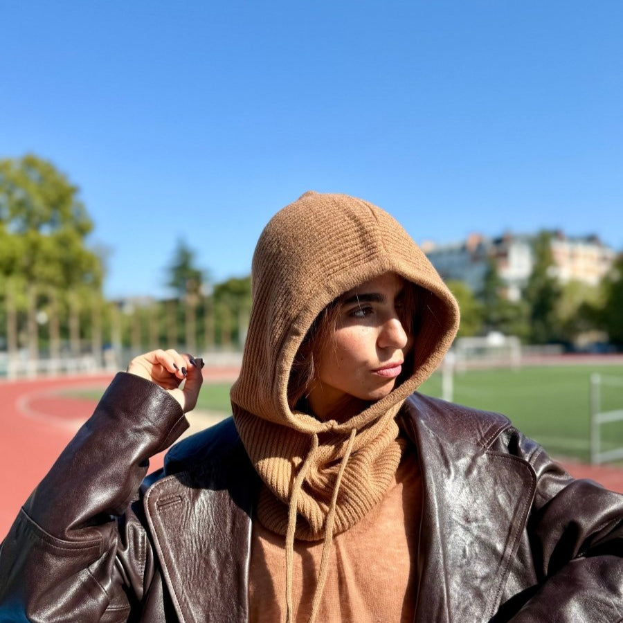 Cagoule Mixte en Laine et Acrylique - Joe & Mey