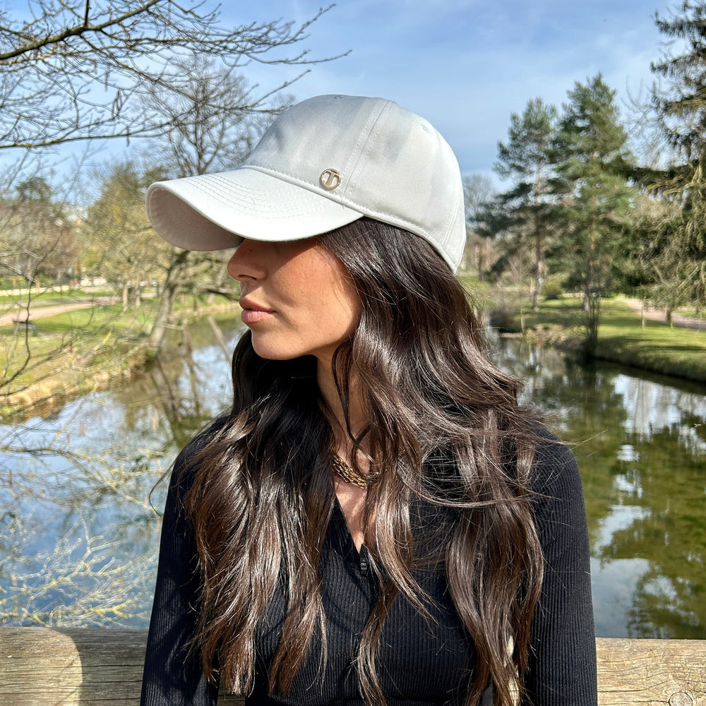 Casquette baseball en coton – Blanc – vue 1