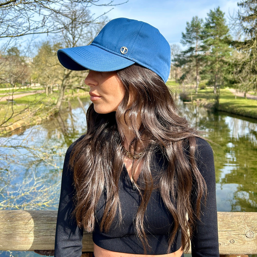 Casquette baseball en coton – Bleu