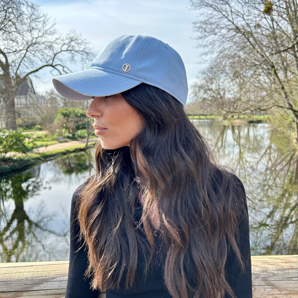 Casquette baseball en coton – Bleu ciel