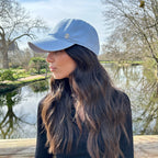Casquette baseball en coton – Bleu ciel – vue 1