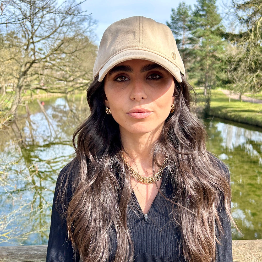 Casquette baseball en coton – Camel – vue 2