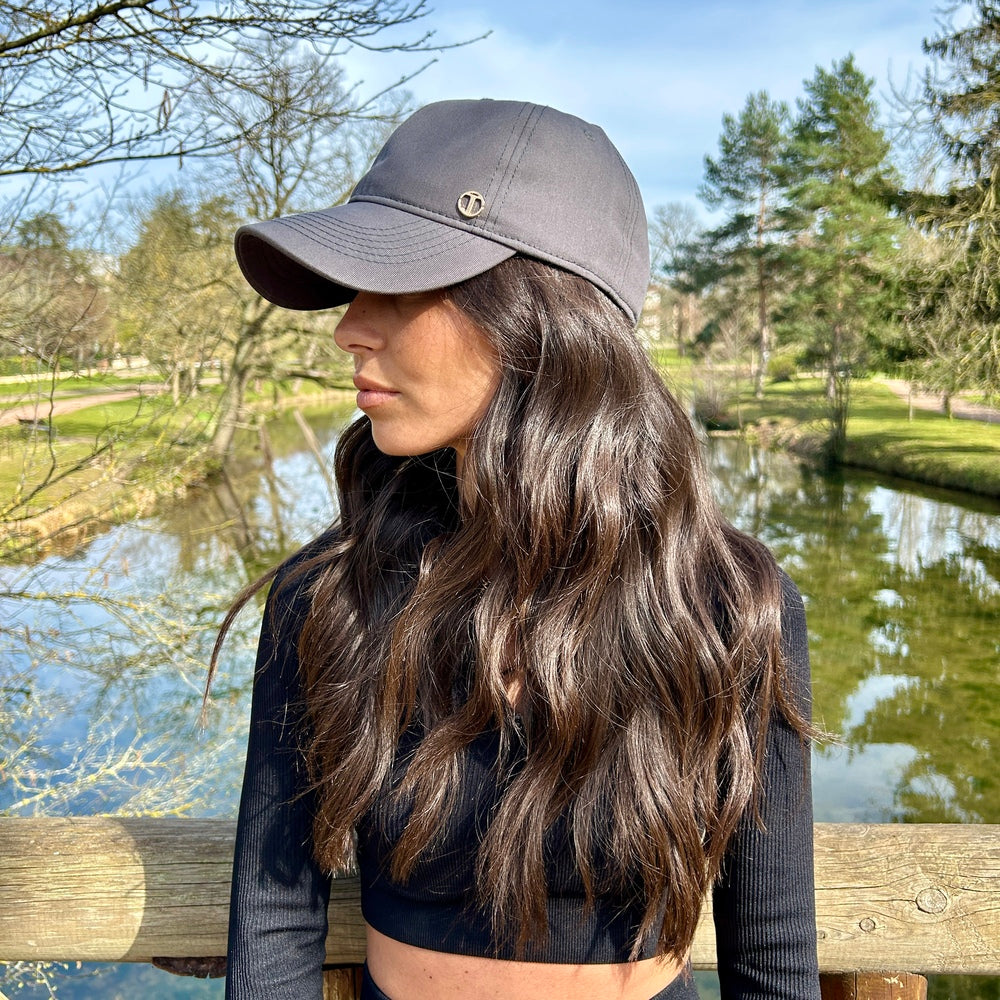 Casquette baseball en coton – Gris anthracite