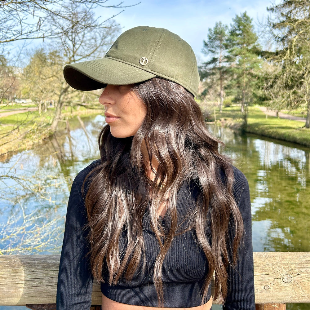 Casquette baseball en coton – Kaki