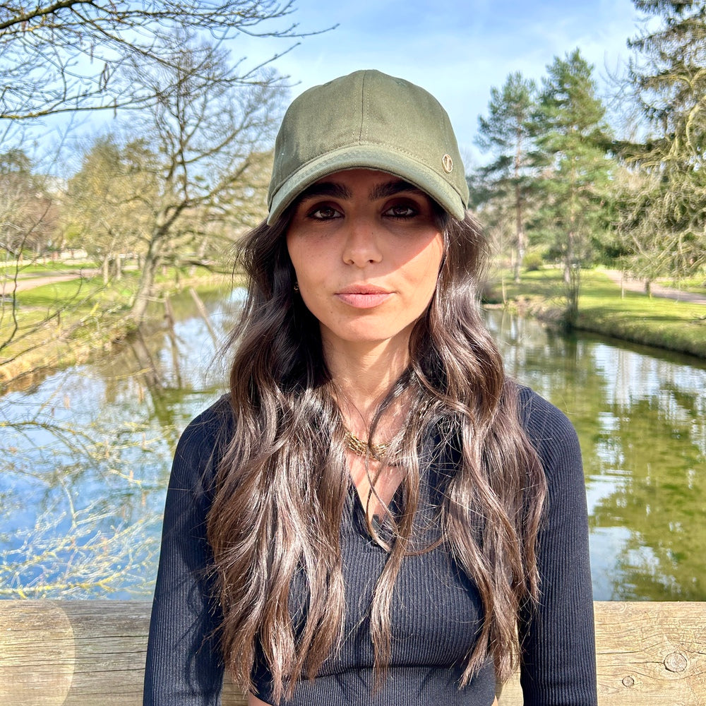 Casquette baseball en coton – Kaki – vue 2