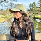 Casquette baseball en coton – Kaki clair – vue 2