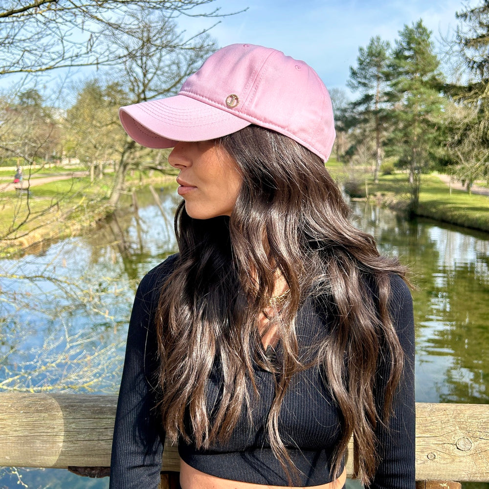 Casquette baseball en coton – Rose