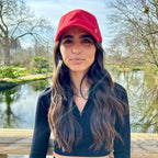 Casquette baseball en coton – Rouge – vue 2