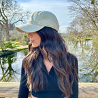 Casquette baseball en coton – Vert amande – vue 3