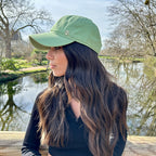 Casquette baseball en coton – Vert clair – vue 1