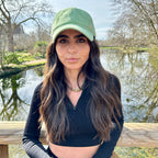 Casquette baseball en coton – Vert clair – vue 2