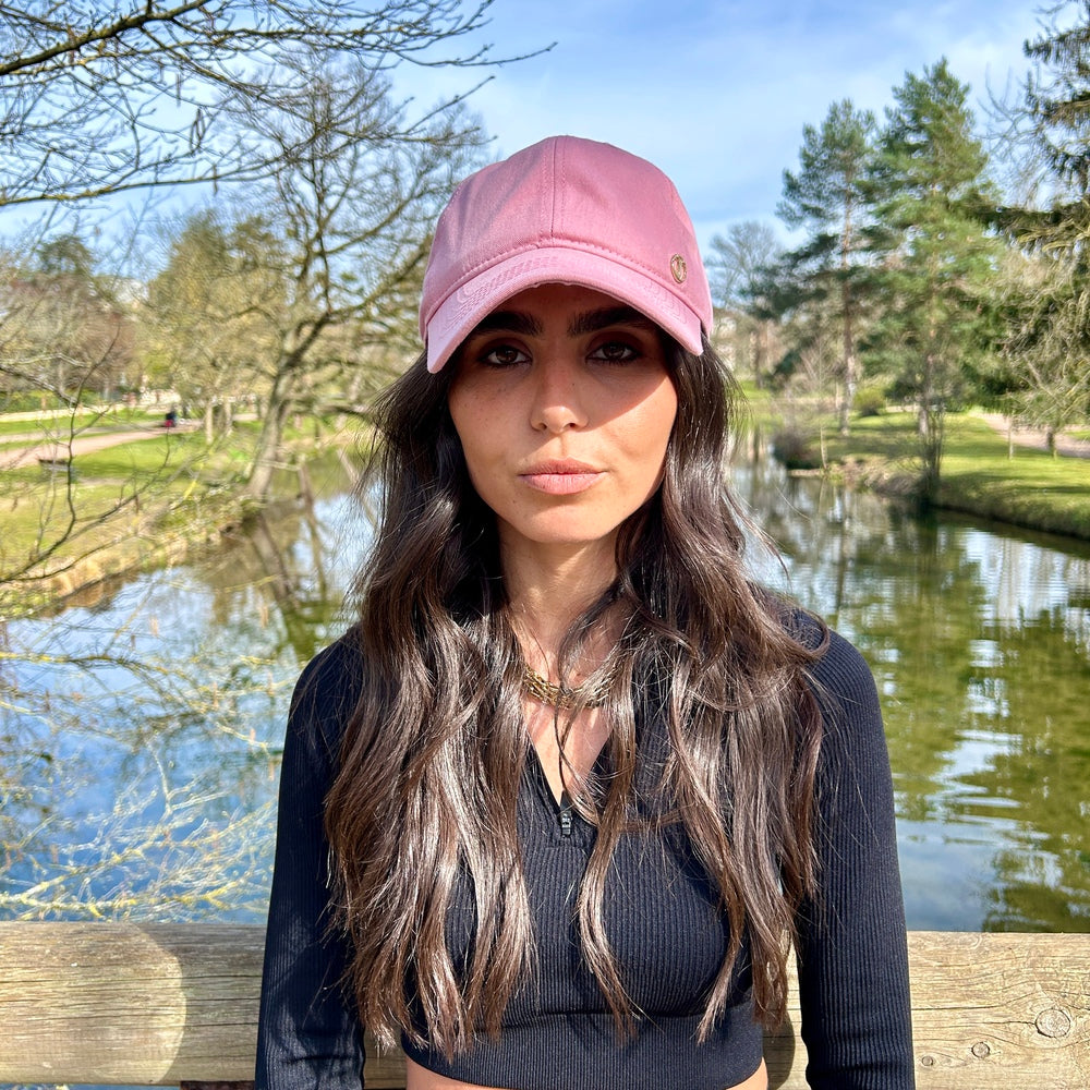 Casquette baseball en coton – Vieux rose – vue 2