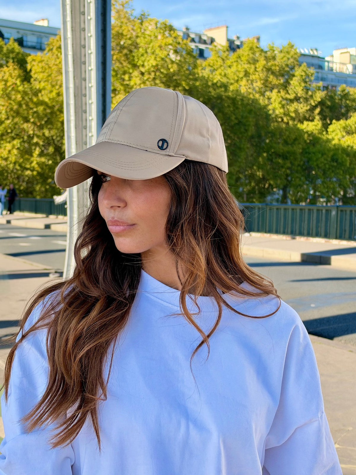 Casquette baseball imperméable – Beige – vue 2
