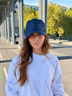 Casquette baseball imperméable – Bleu marine – vue 1