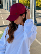 Casquette baseball imperméable – Bordeaux – vue 2