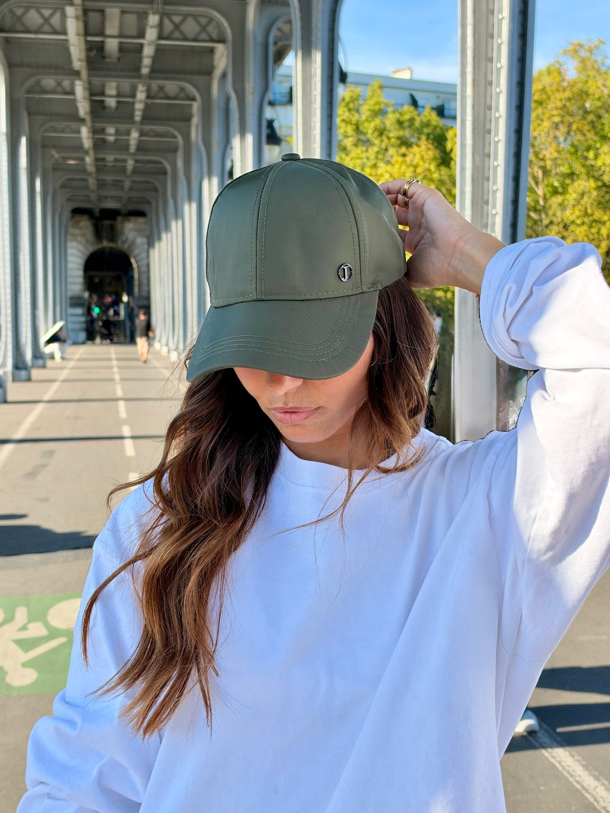 Casquette baseball imperméable – Kaki – vue 2