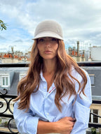 Casquette Billy en laine feutrine – Gris – vue 1