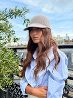 Casquette Billy en laine feutrine – Gris – vue 3