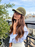 Casquette Billy en laine feutrine – Kaki – vue 3