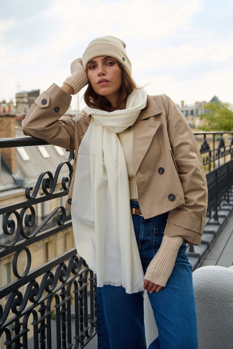 Coffret : Bonnet, Mitaine & Écharpe cachemire - Joe & Mey