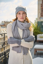 Coffret : Bonnet, Mitaine & Écharpe cachemire - Joe & Mey