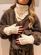 Coffret Triangle & Mitaines Œillets Ecru - Joe & Mey